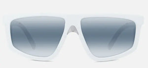 Matte White frame/PC Blue Polarlynx lenses