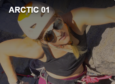 person wearing Vuarnet Acrtic 01 sunglasses