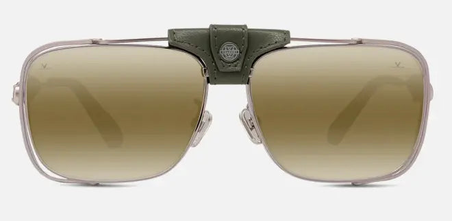 Vuarnet Arctic 02 glacier sunglasses in gold with skilynx lenses
