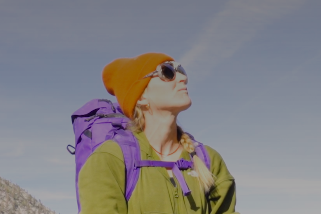 Woman wearing Vuarnet Arctic 02 sunglasses