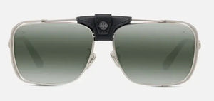Silver frame/Greylynx lenses