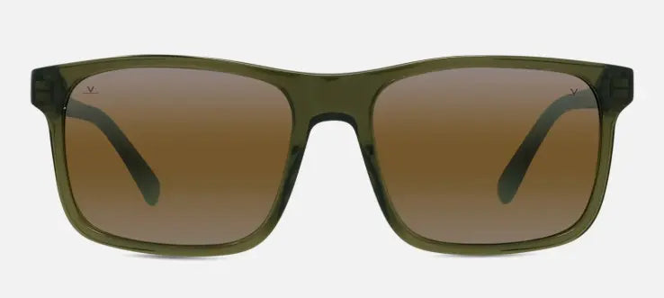 Vuarnet Belvedere 01 sunglasses in dark green with brownlyxn lenses