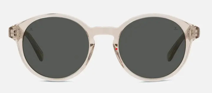 Vuarnet Belvedere 04 sunglasses in champagne with pure grey lenses
