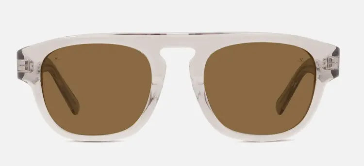 Vuarnet Belvedere 05 sunglasses in transparent with brown lenses