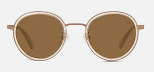Matte Bronze-Shiny Champagne frame/Pure Brown lenses