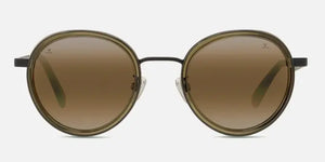 Matte Black-Shiny Dark Green frame/Brownlynx lenses