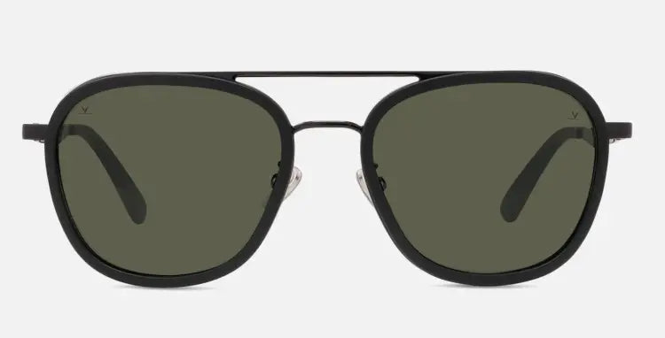 Vuarnet Edge 04 sunglasses in black flag with grey lenses