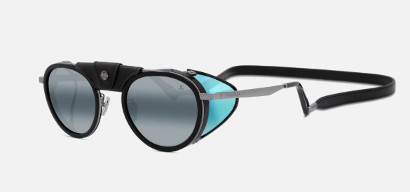 Vuarnet Glacier 01 Matte Silver/Shiny Navy/Blue Polarlynx