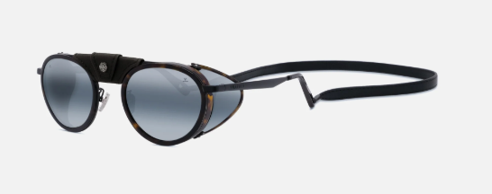 Vuarnet Glacier 01 Matte Black/Shiny Tortoise/Black/Blue Polarlynx