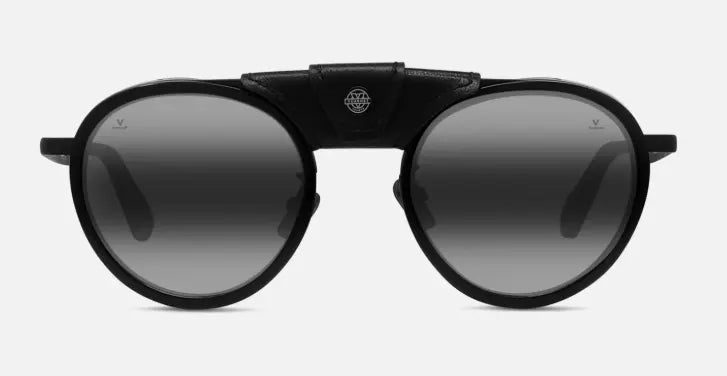 Vuarnet Glacier 01 sunglasses in black with greylynx lenses