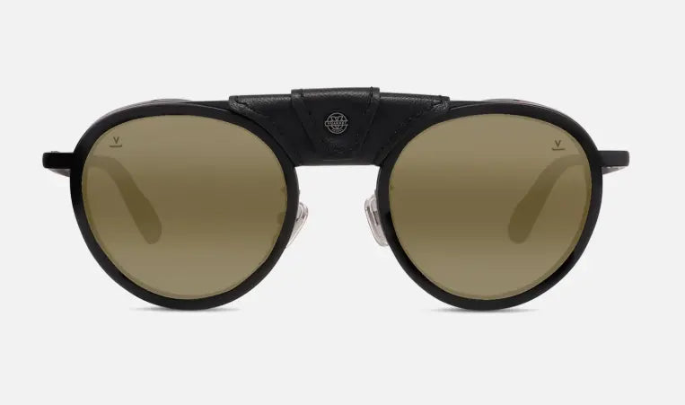 Vuarnet Glacier 01 sunglasses in black with skilynx lenses