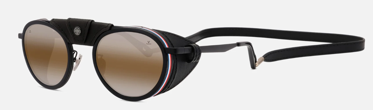 Vuarnet Glacier 02 Matte Black-Flag/Black/Brownlynx