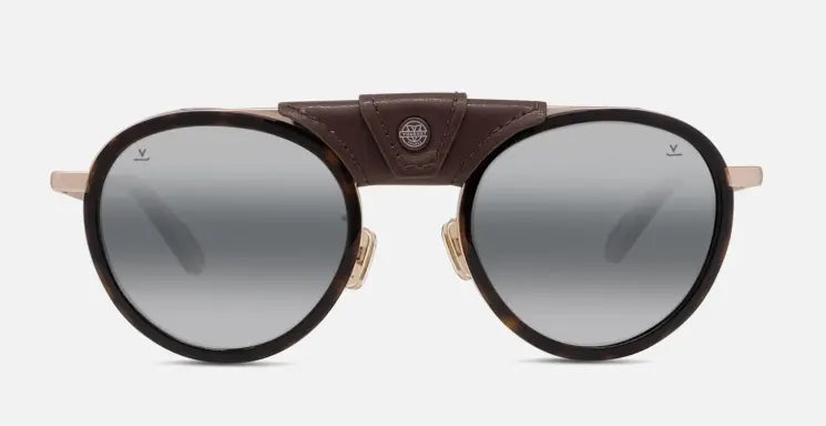 Vuarnet Glacier 02 Sunglasses in gold with grey polarlynx lenses