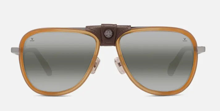 Vuarnet Glacier 03 sunglasses in amber with greylynx lenses