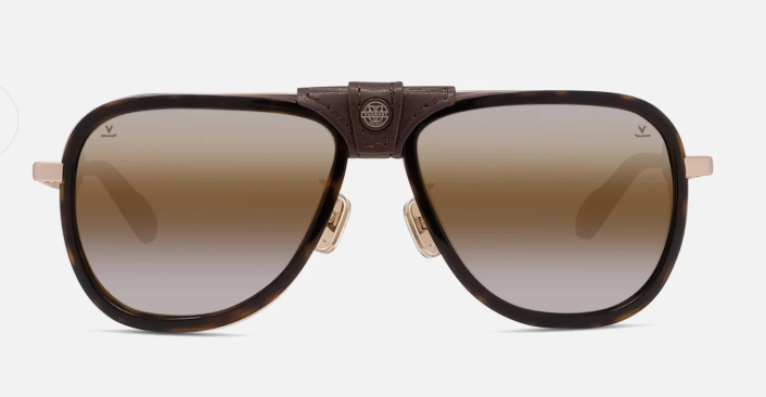 Vuarnet Glacier 03 Matte Gold-Shiny Tortoise/Brownlynx