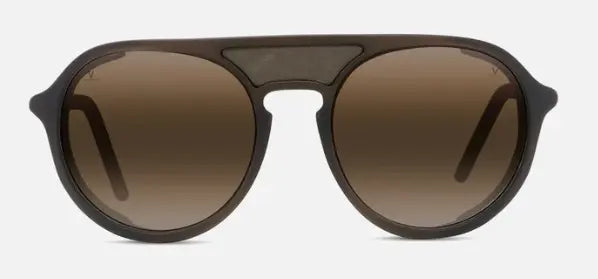 Vuarnet Ice 01 glacier sunglasses in dark green with brownlynx lenses