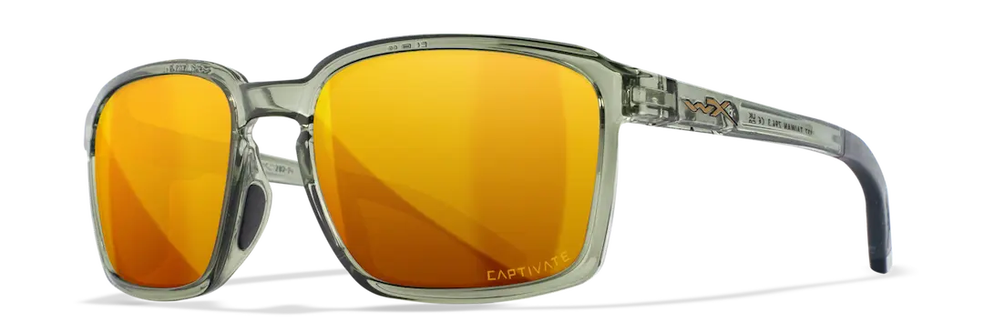 Wiley-X Alfa Crystal Olive/Polarized Bronze