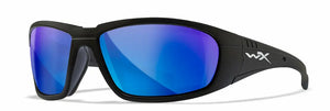 Matte Black frame with Captivate Polarized Blue Mirror