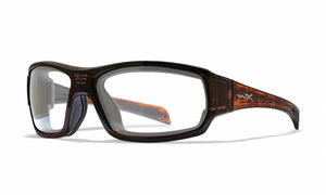 Matte Hickory Brown Frame Only (no lenses for Rx lens insertion only)