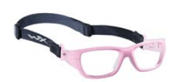 Wiley-X WX Flash Pink with full wrap strap