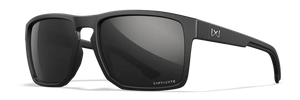 Matte Black frame/Captivate Polarized Black Mirror lenses