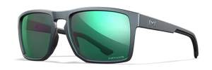 Matte Graphite frame/Captivate Polarized Green Mirror (Copper base) lenses