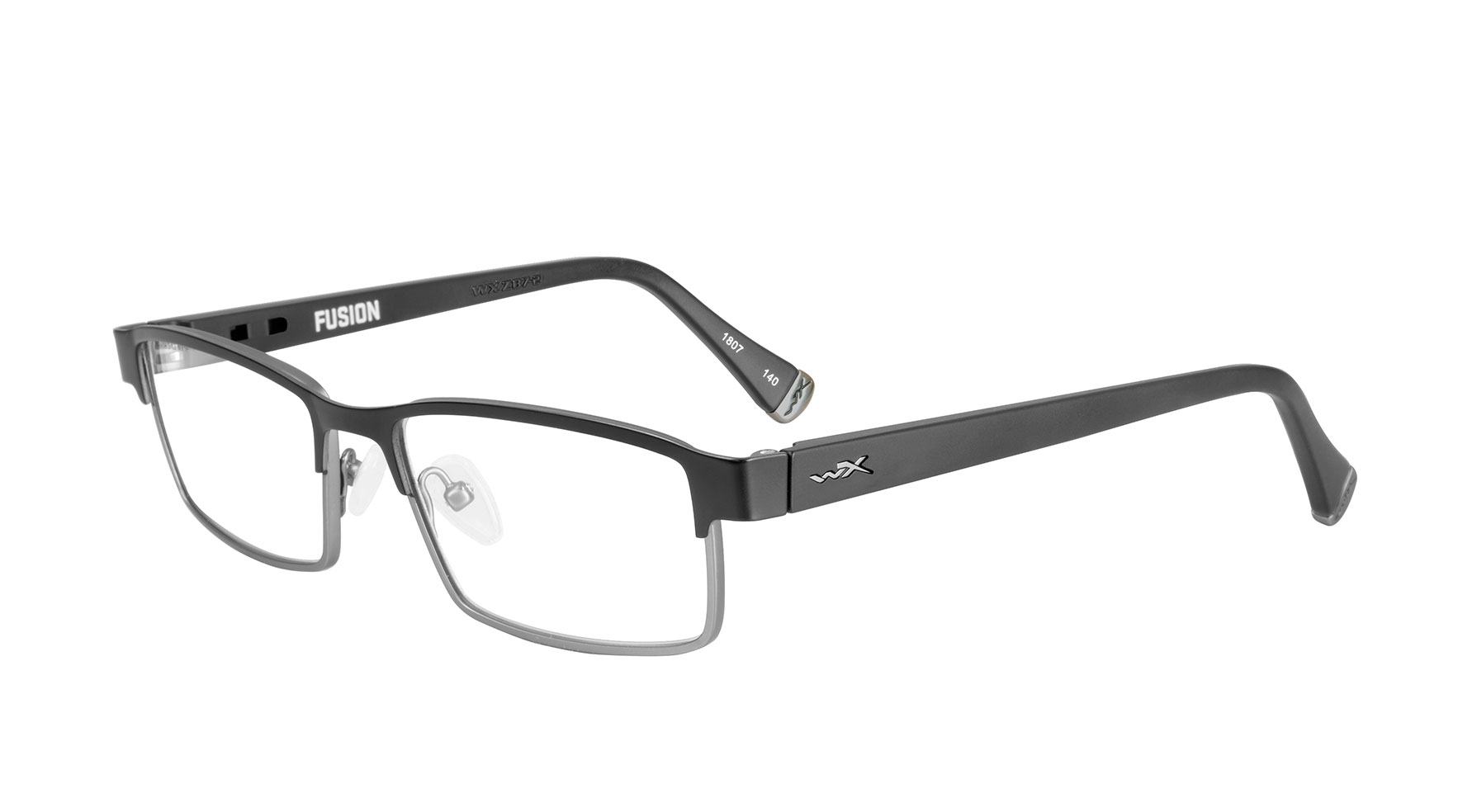Wiley-X WX Fusion safety glasses Matte Black-Gunmetal