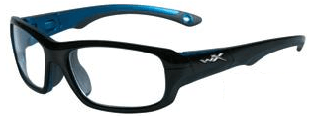 Wiley-X WX Gamer Gloss Black-Metallic Blue