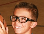 Kid wearing Wiley-X WX Gamer sports glasses