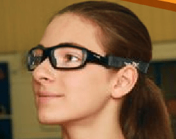 Girl wearing Wiley-X WX Gamer