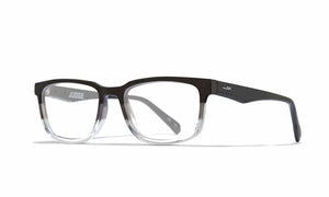 Gloss Black Clear Fade frame with Clear Lenses