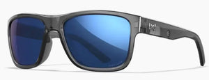 Crystal Dark Gray frame/Captivate Polarized Blue Mirror lenses (copper base)