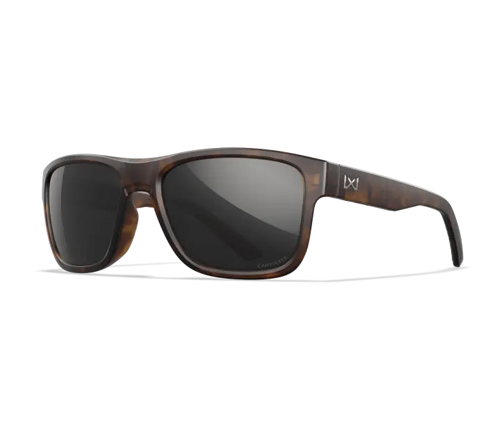 Wiley-X Ovation sunglasses in tortoise with polarized mirror lenses