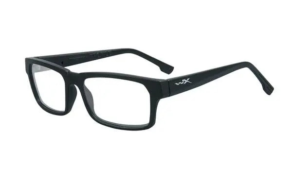 Wiley-X Profile safety glasses in Matte Black with Clear Lenses