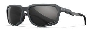 Matte Grey frame/Captivate Polarized Black Mirror lenses (gray base)