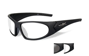 Matte Black frame with Clear and Smoke Gray Lenses