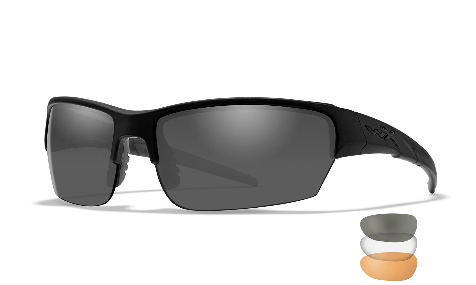 Wiley-X Saint Black/3 lens package