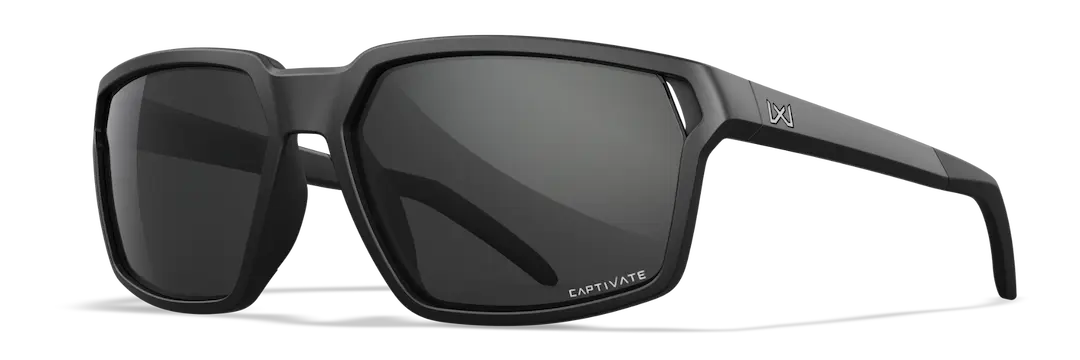 Wiley-X Sierra sunglasses in black with gray lenses