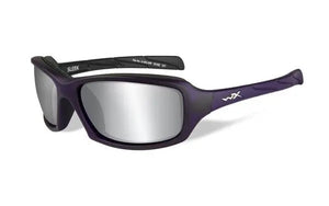 Matte Violet frame with Smoke Silver Flash Lenses