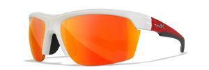 White frame/Red Mirror lenses