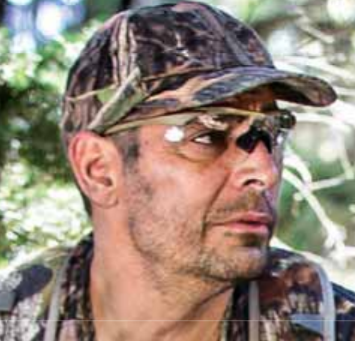 Hunter wearing Wiley-X Vapor sunglasses