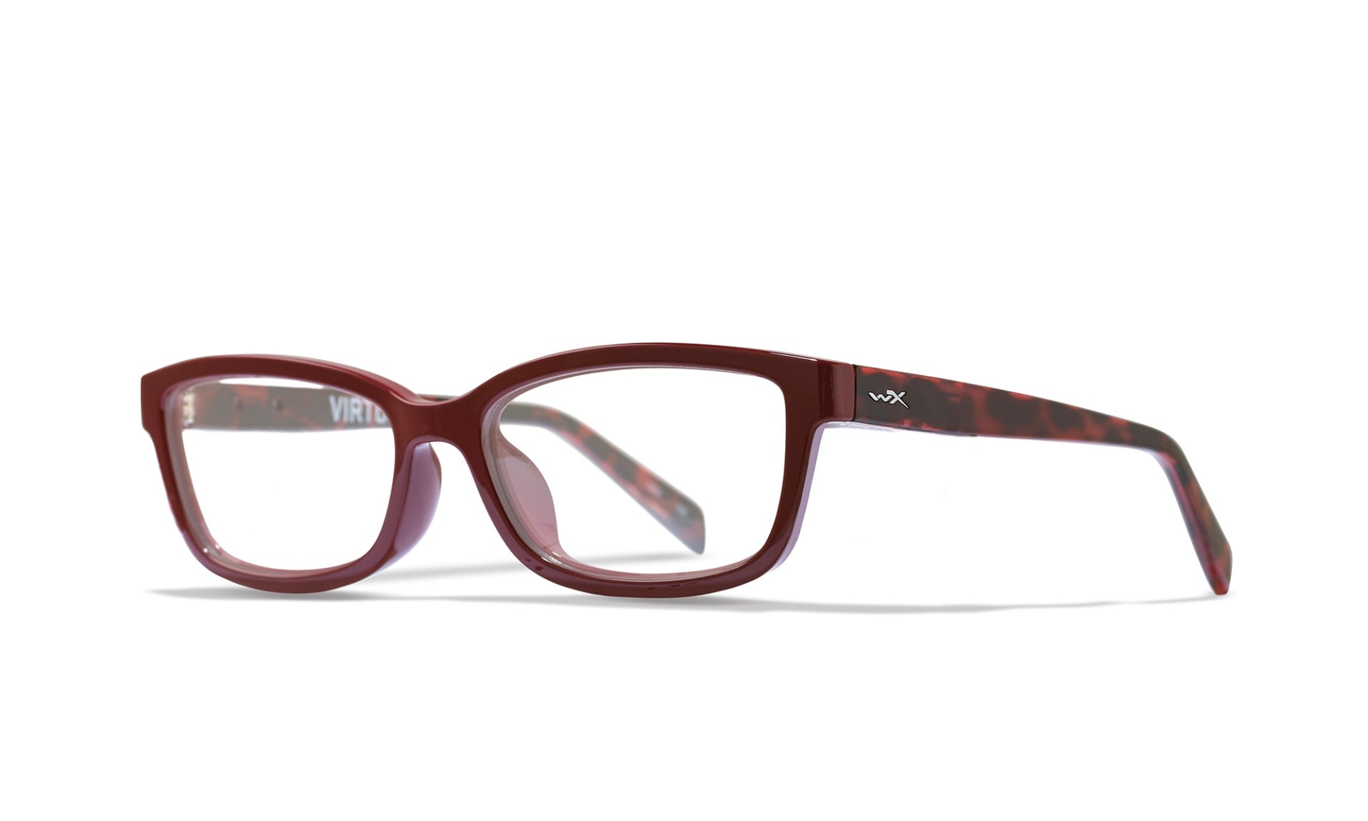 Wiley-X WX Virtue Gloss Ruby/Red Demi Temples