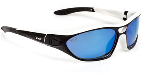 Matte Whaite-Black frame/Polarized Grey lenses