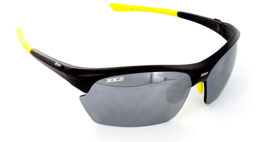 XX2i France 1 Sunglasses in black with  laser black lens