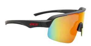 Grey Matte frame/Red Mirror lenses